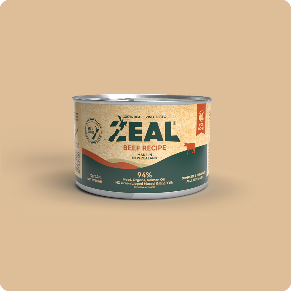 ZEAL Wet Food Beef Recipe for Dogs