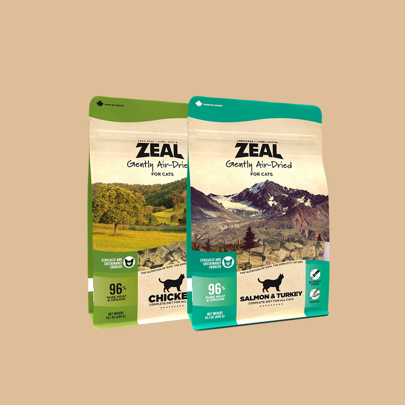ZEAL Canada Air-Dried Food Variety Bundle for Cats (2-Pack)