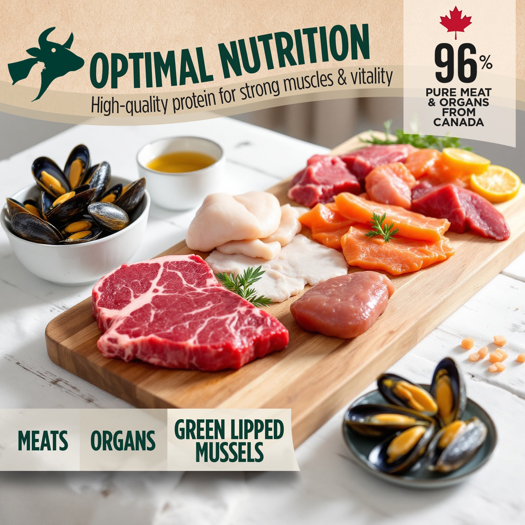 Beef Recipe Air-Dried Food For Dogs