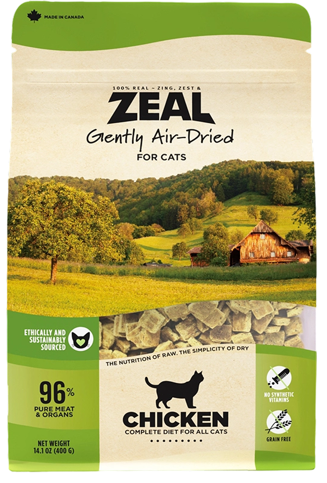 Zeal Canada Air-Dried Chicken Recipe Cat Food