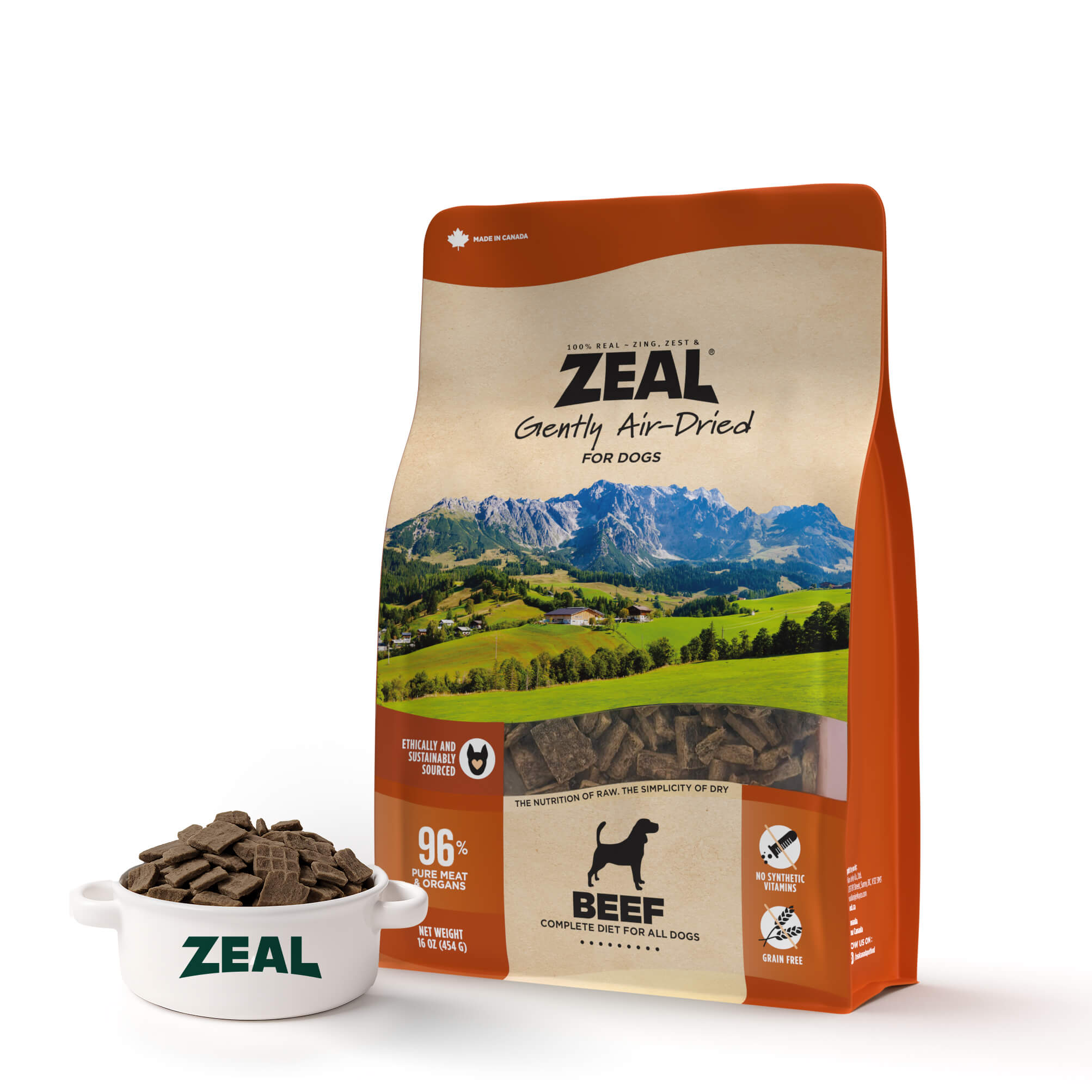 Beef Recipe Air-Dried Food For Dogs